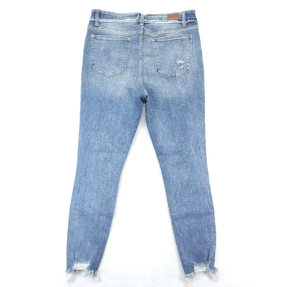 Judy Blue Jeans Size 15/32 Womens Slim Fit Skinny Medium Wash Blue Denim - Picture 2 of 10